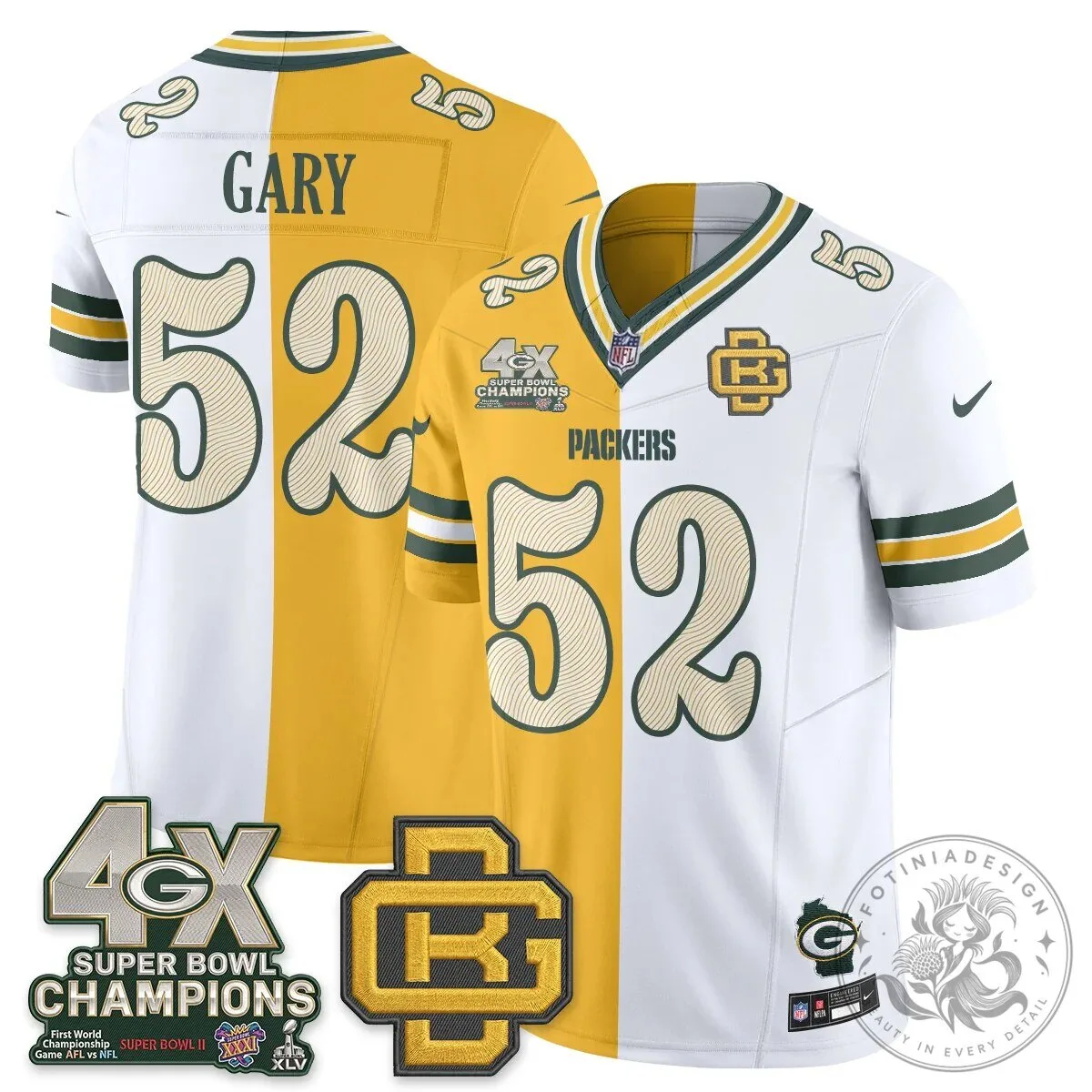 Jordan Love Number 10 Split Edition Football Jersey - Green Bay Packers 39 Jordan Love Number 10 Split Edition Football Jersey - Green Bay Packers