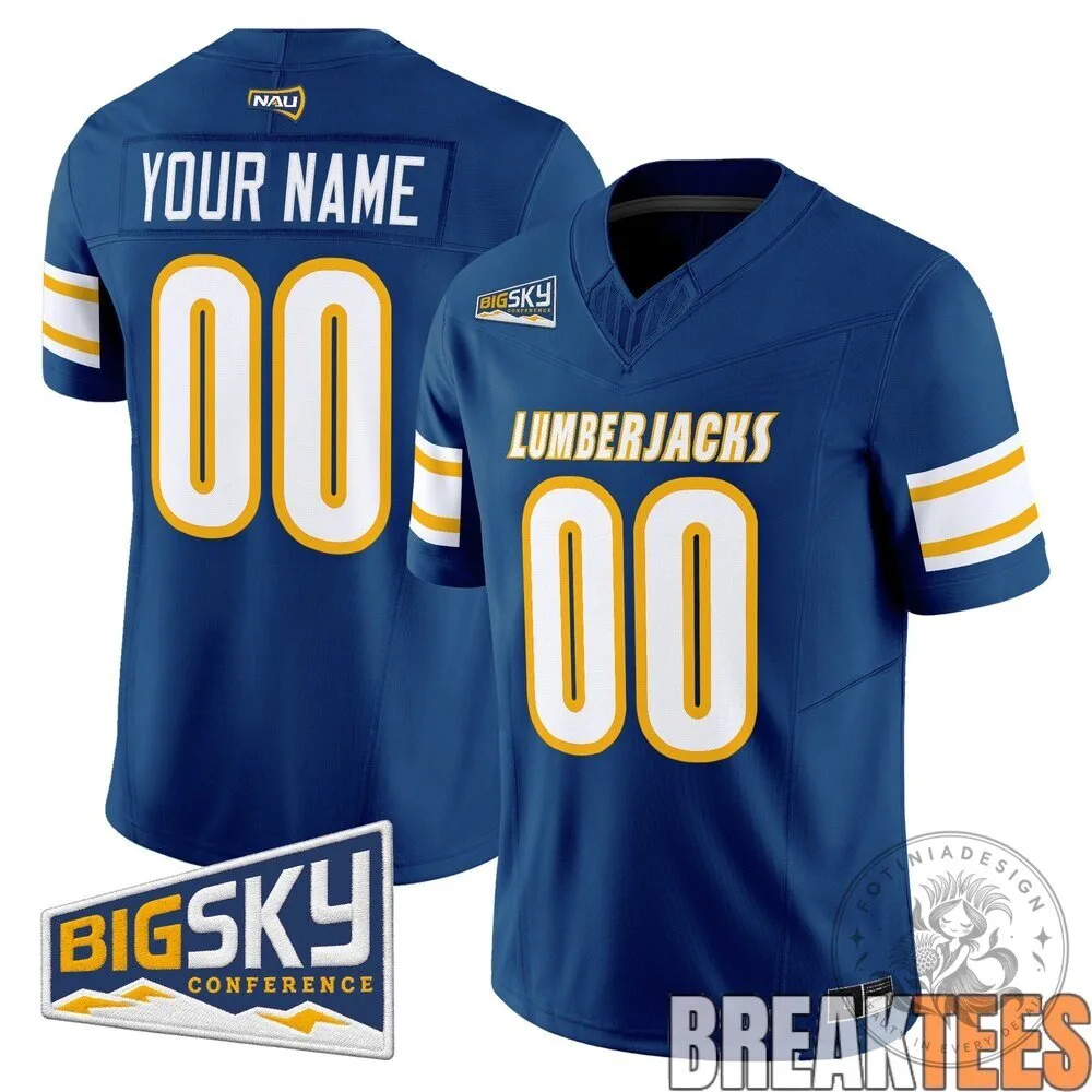 Northern Arizona Lumberjacks Custom Football Jersey