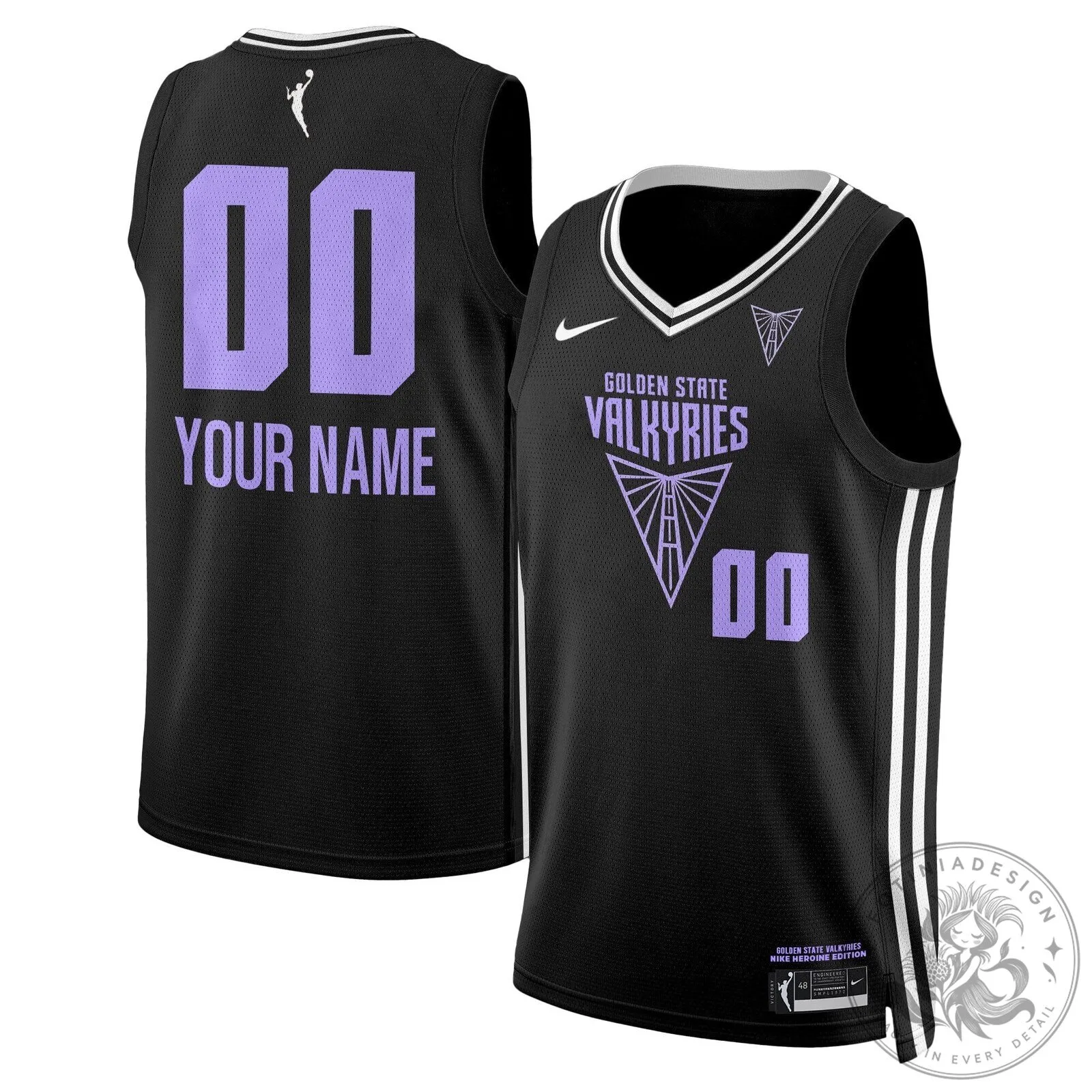 Golden State Valkyries Inaugural Season Custom Name and Number Jersey