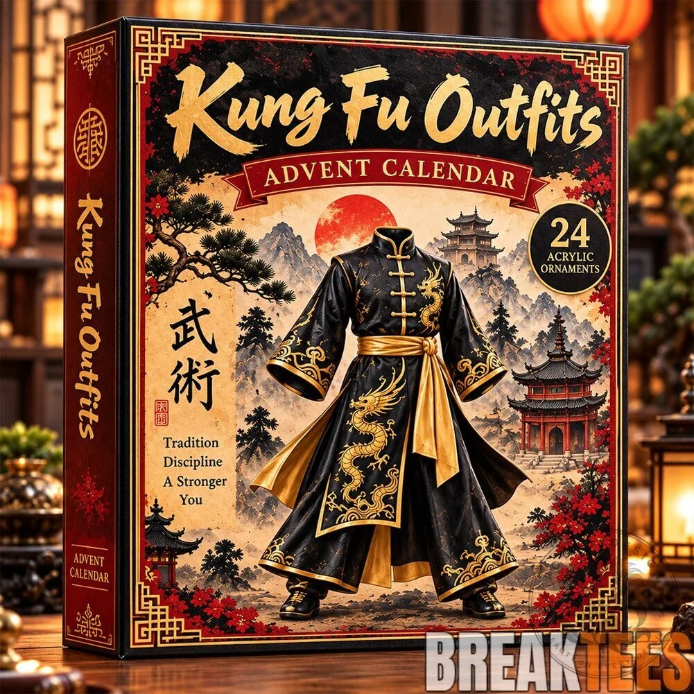 Kung Fu Outfits Advent Calendar 2026 with 24 Acrylic Ornaments 2D 5 Kung Fu Outfits Advent Calendar 2026 with 24 Acrylic Ornaments