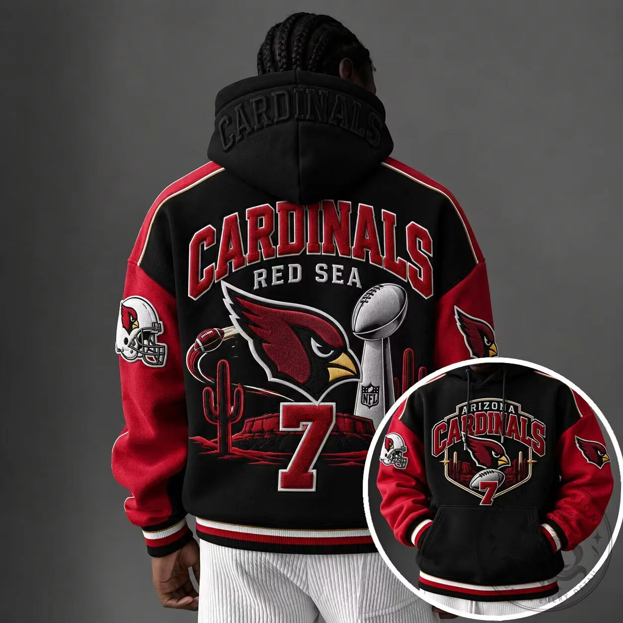 Arizona Cardinals Football Team Super Bowl Champions Hoodie