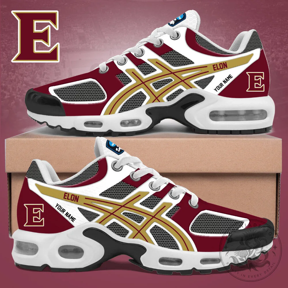 Elon University Phoenix Personalized Air Max Plus Sneakers