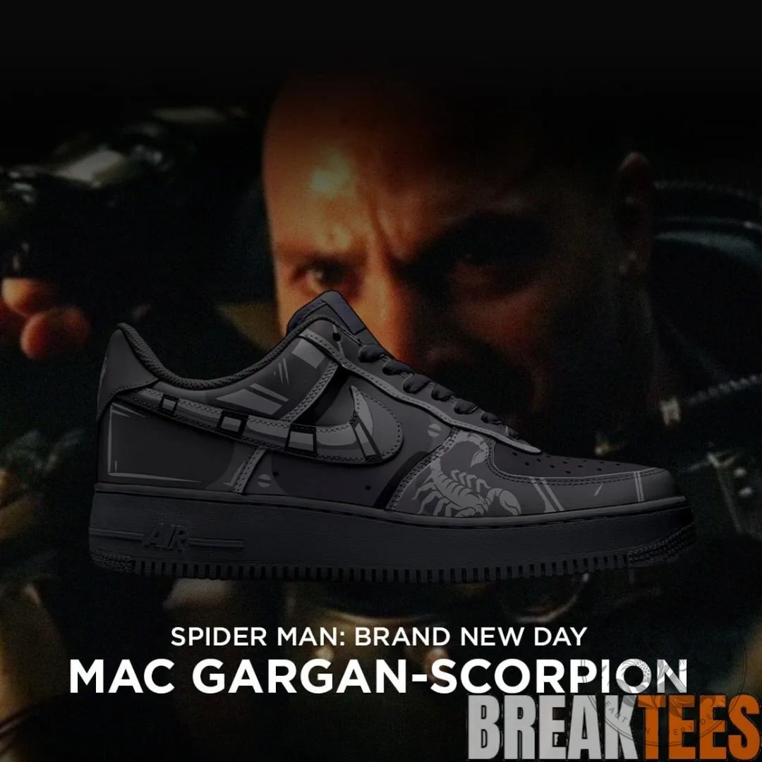 Spider-Man Mac Gargan Scorpion Brand New Day Custom Sneakers