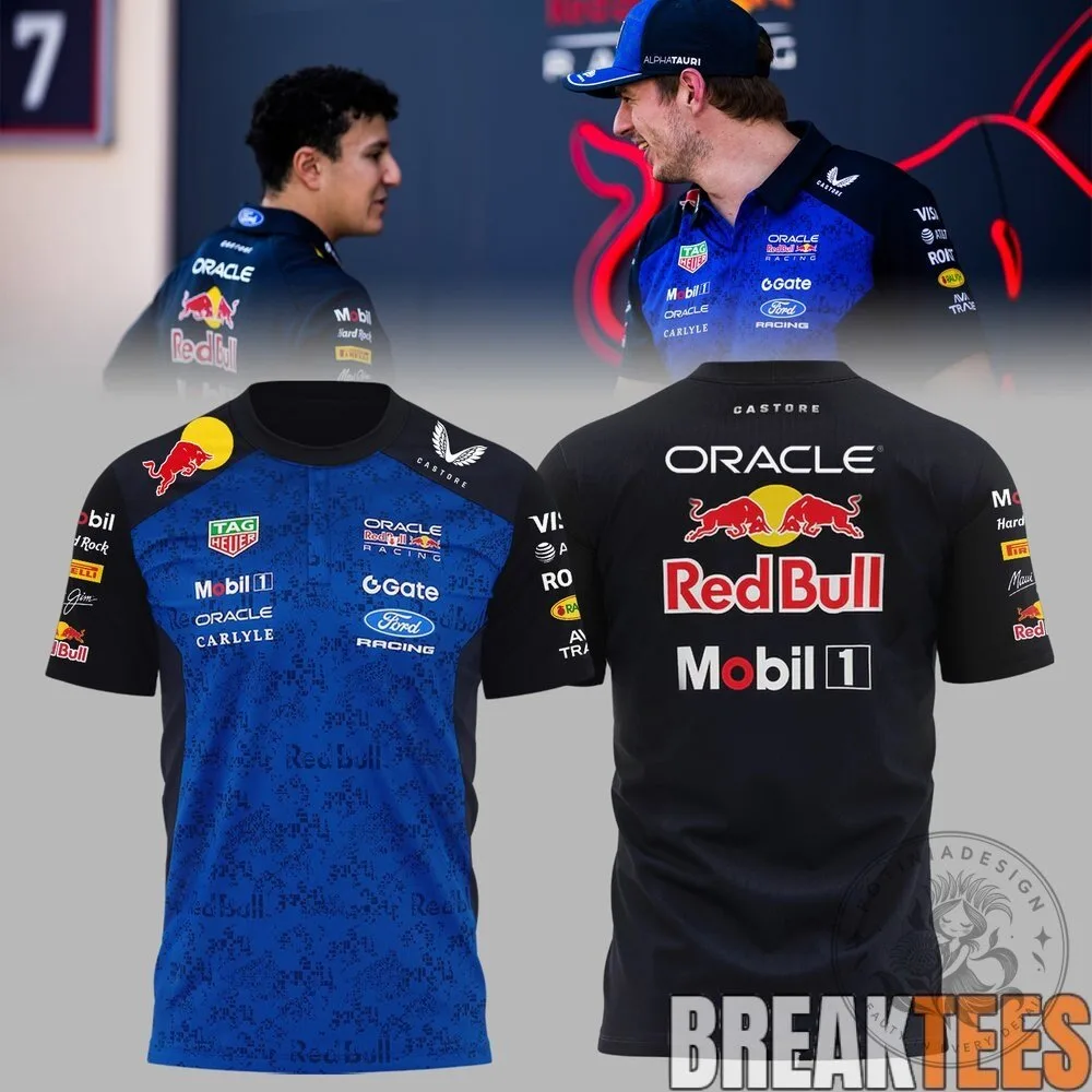 Red Bull Racing Formula 1 Team Oracle Mobil 1 Fan T-Shirt