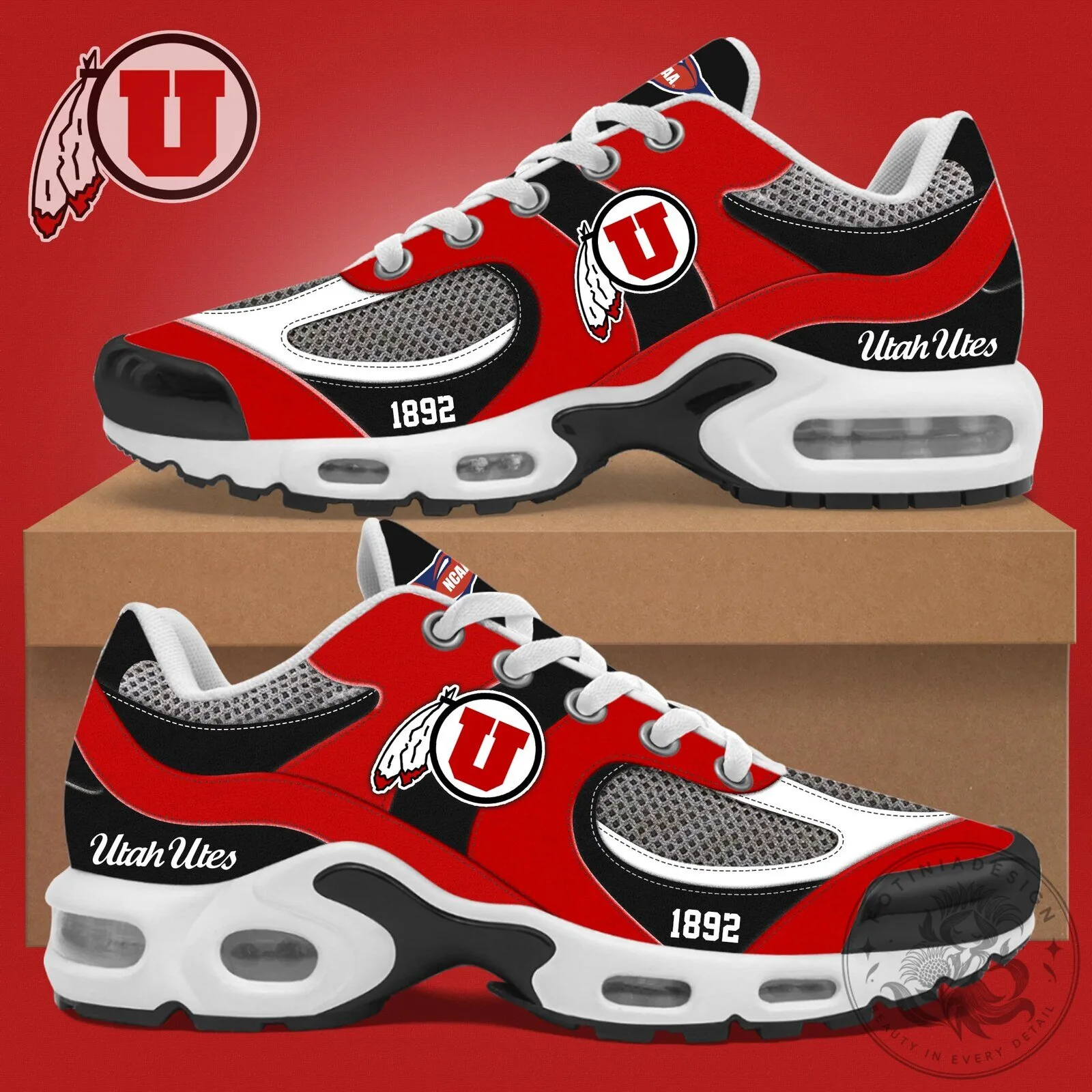 UTAH Team Color Limited Sneakers + Selling Fast!