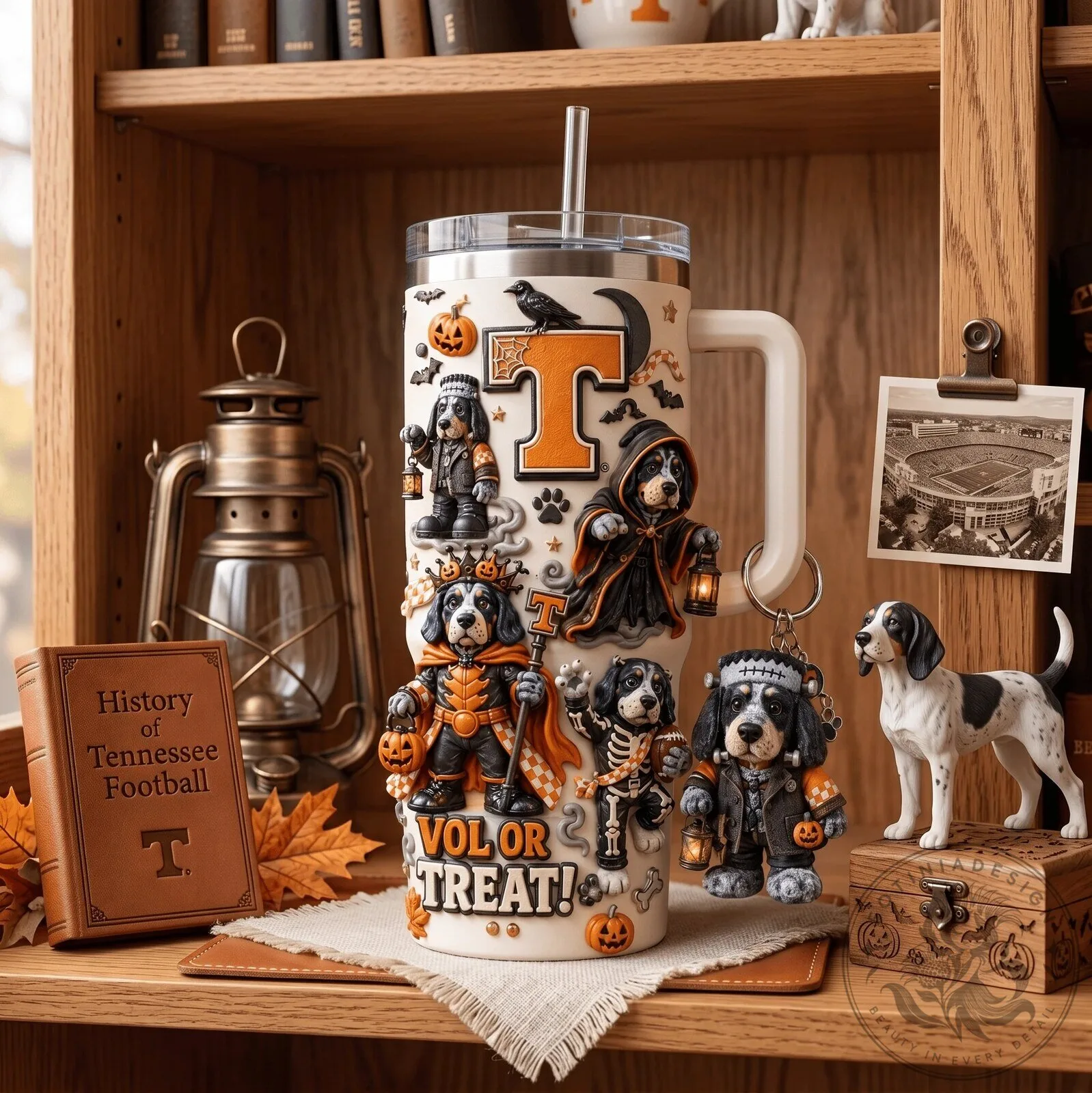 Tennessee Volunteers Halloween Vol Or Treat 40oz Tumbler