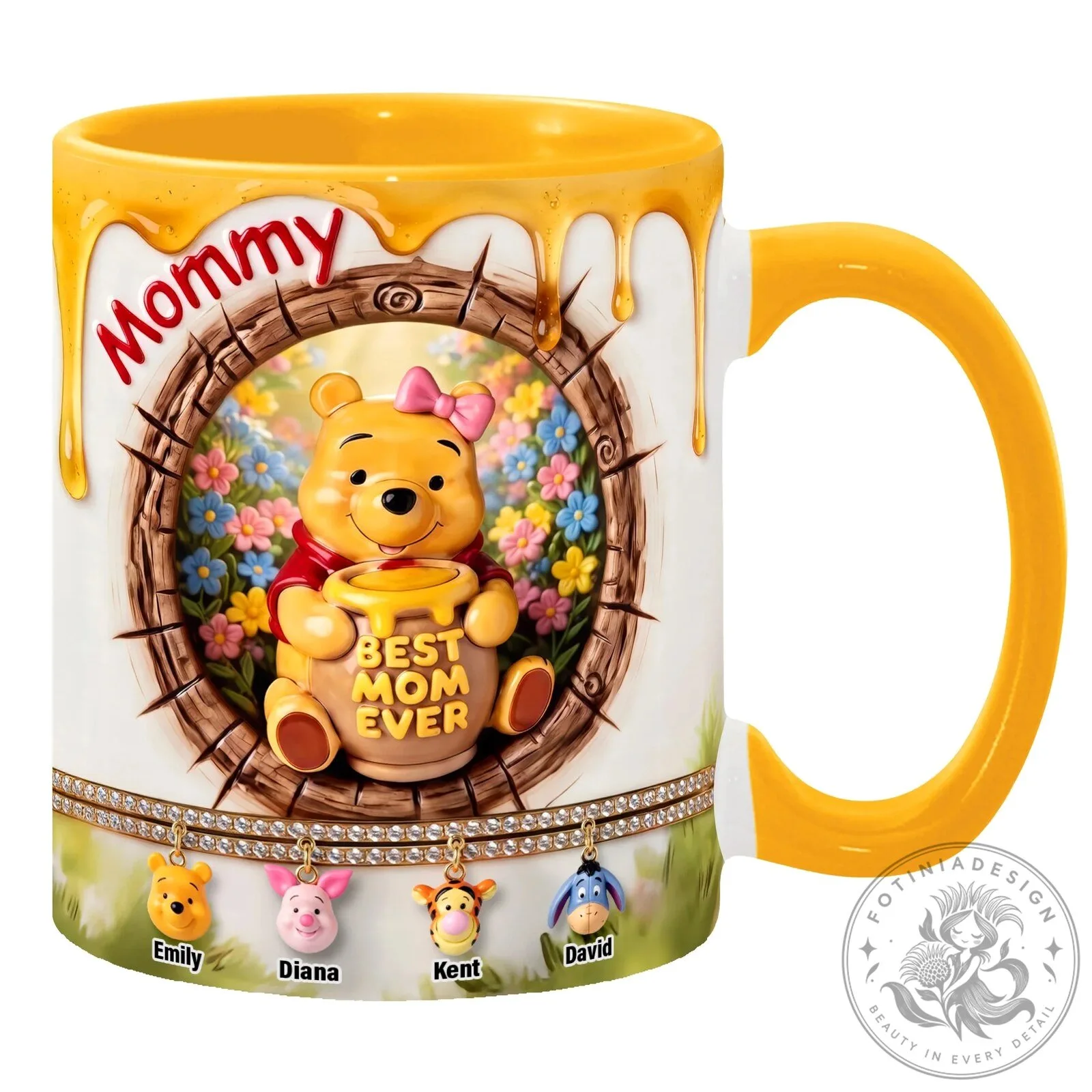 Winnie the Pooh Best Mom Ever Personalized Coffee Mug 10 Winnie the Pooh Best Mom Ever Personalized Coffee Mug