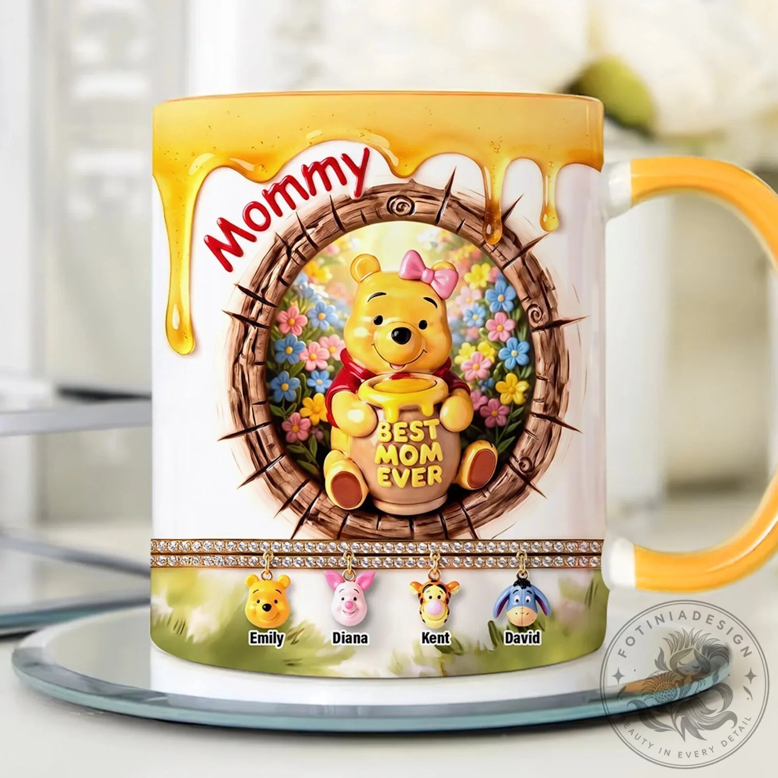 Winnie the Pooh Best Mom Ever Personalized Coffee Mug 11 Winnie the Pooh Best Mom Ever Personalized Coffee Mug