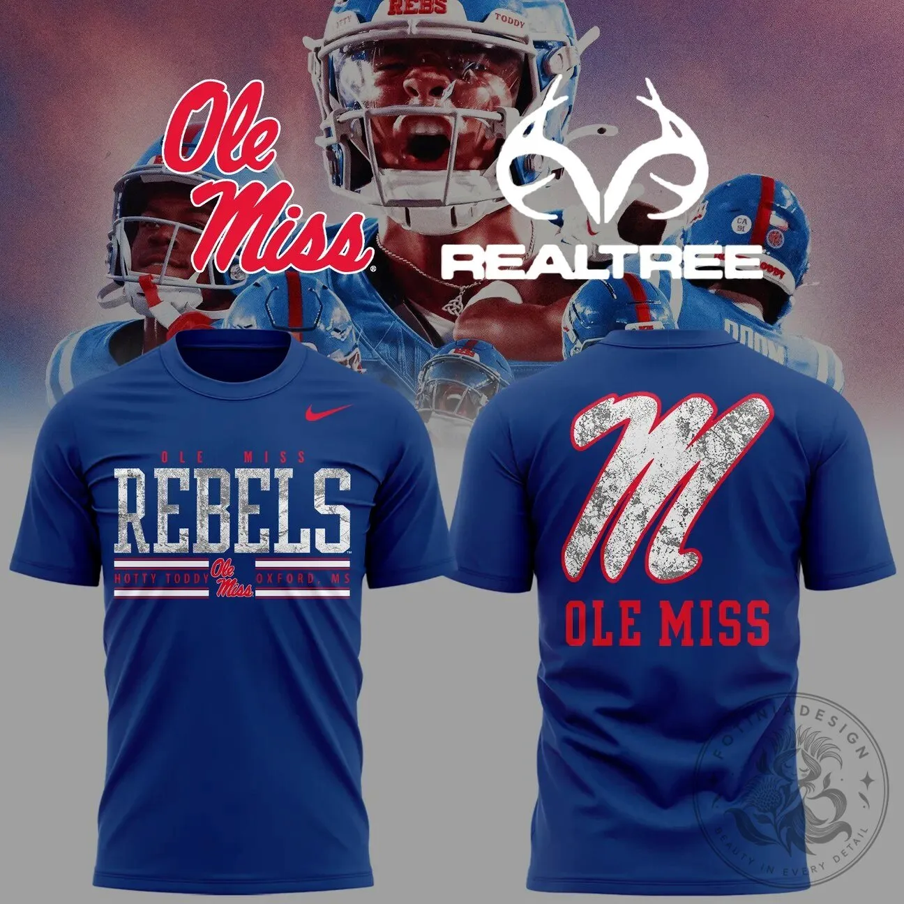 Ole Miss Rebels Football Hotty Toddy Oxford Mississippi T-Shirt