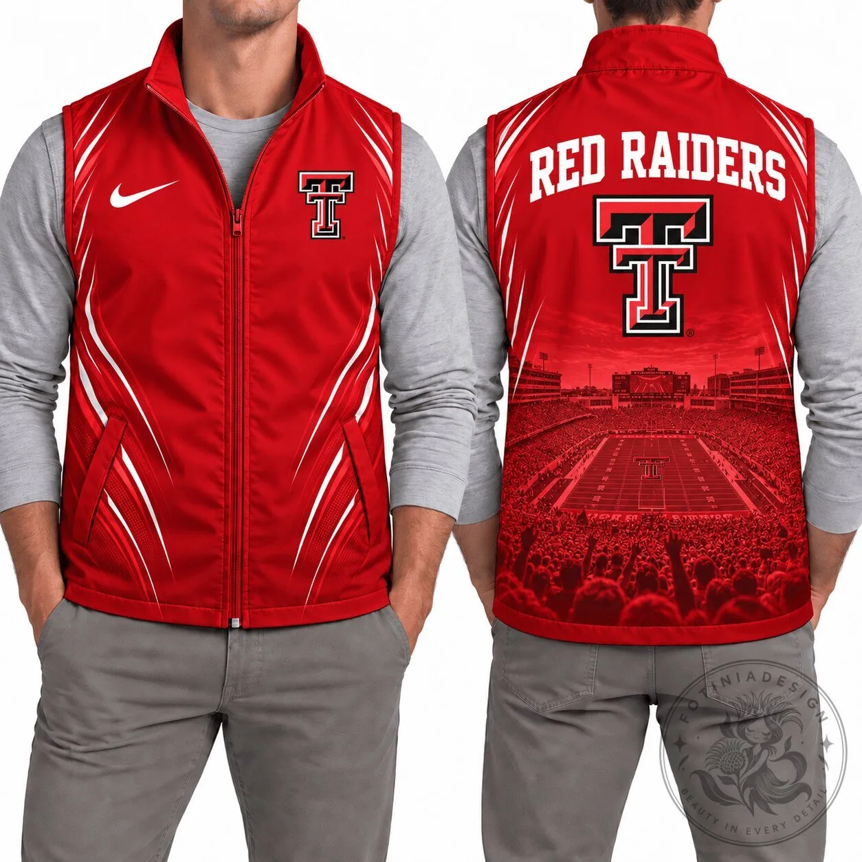 Texas Tech Red Raiders Full-Zip Sleeveless Puffer Vest