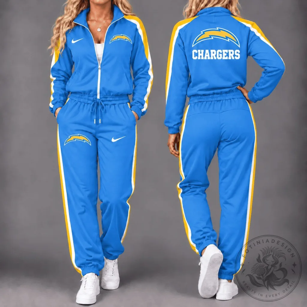 Los Angeles Chargers National Football League Team Logo Tracksuit 21 Los Angeles Chargers National Football League Team Logo Tracksuit