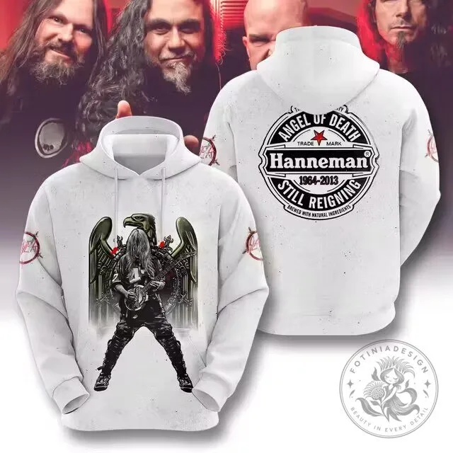 Slayer Jeff Hanneman Still Reigning Angel of Death Thrash Metal Hoodie