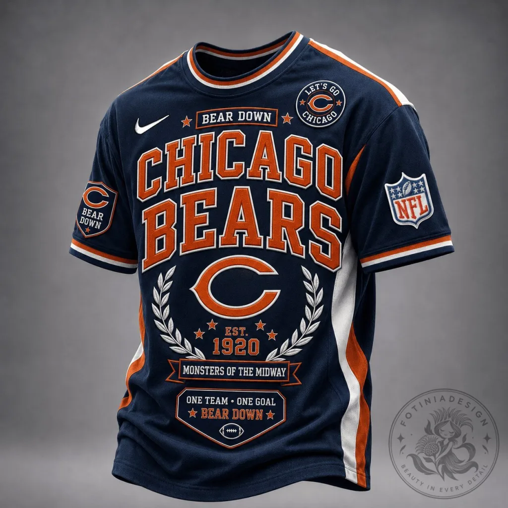 Chicago Bears NFL Football Classic Game Day Jersey Chicago Bears NFL Football Classic Game Day Jersey