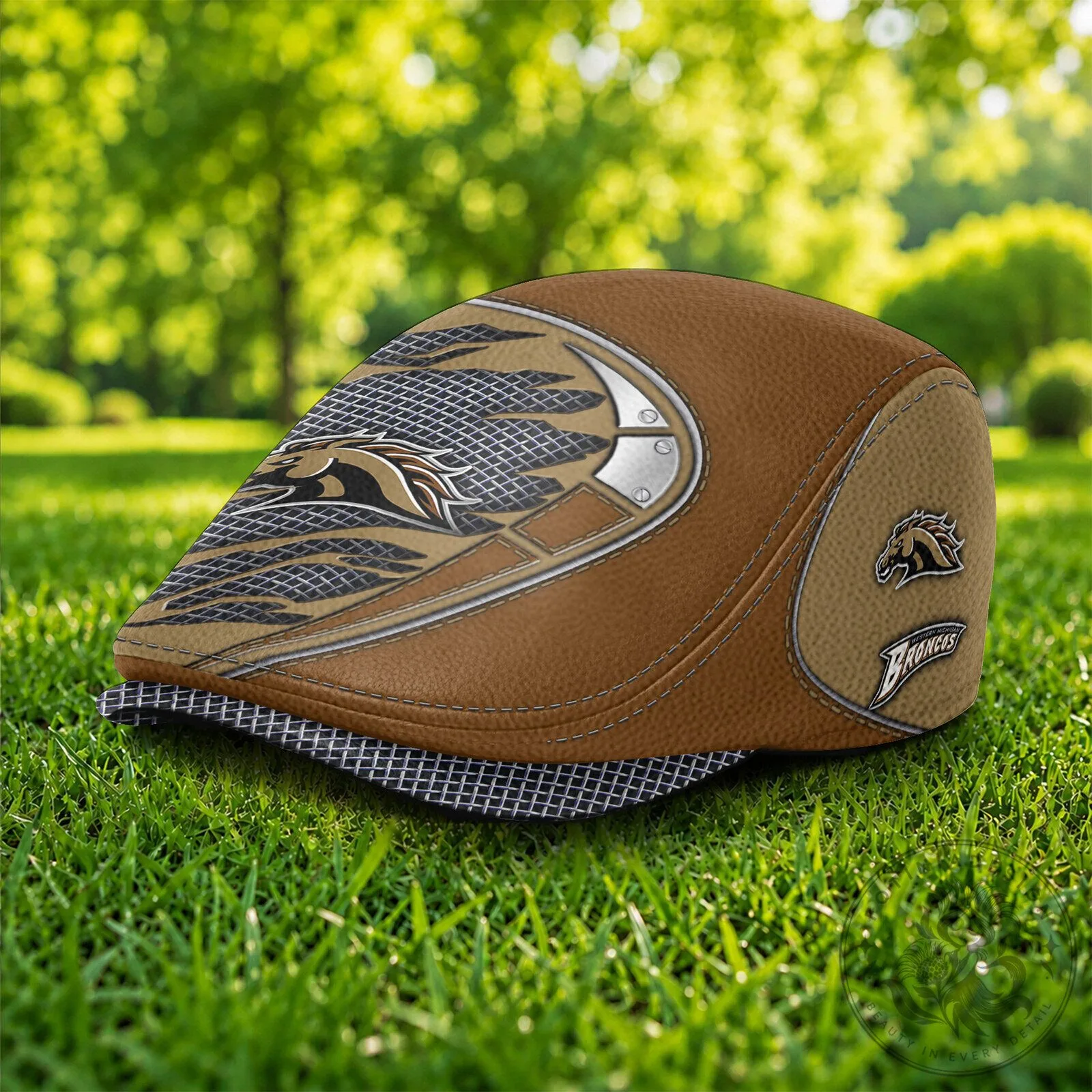 Western Michigan Broncos NCAA Jeff Cap Flat Cap Hat