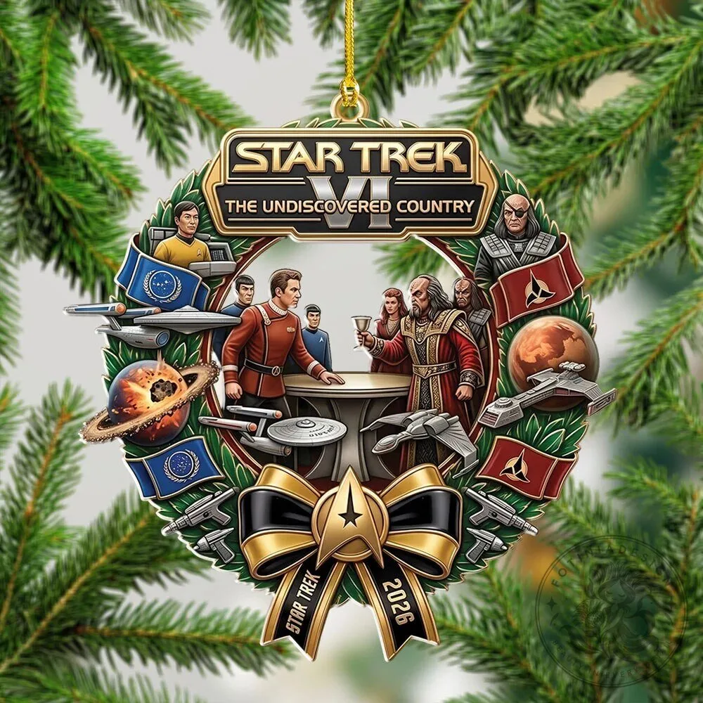 Star Trek VI The Undiscovered Country Christmas Tree Ornament