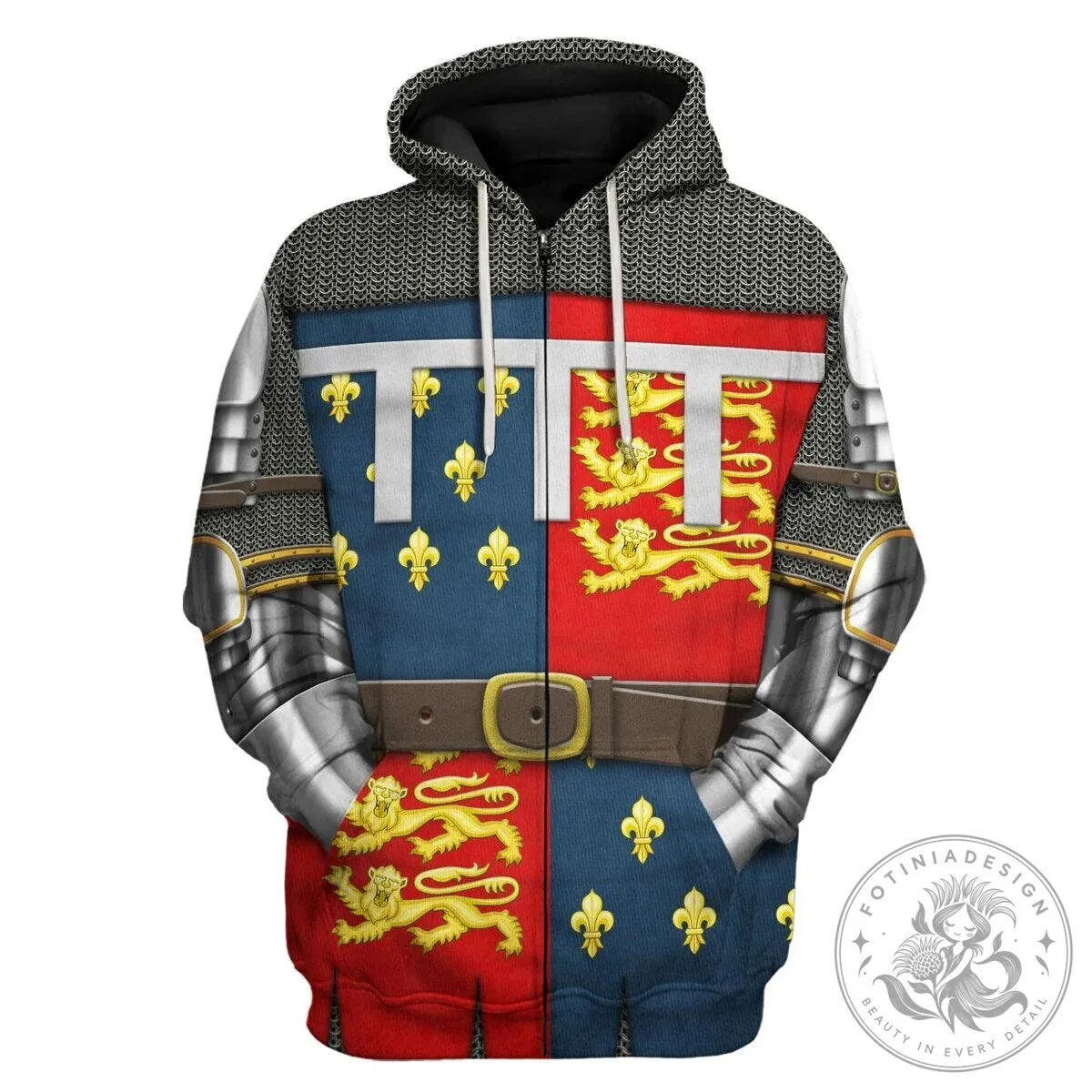 Edward The Black Prince Medieval Knight Armor Chainmail Costume Hoodie Sweatshirt 20 Edward The Black Prince Medieval Knight Armor Chainmail Costume Hoodie Sweatshirt