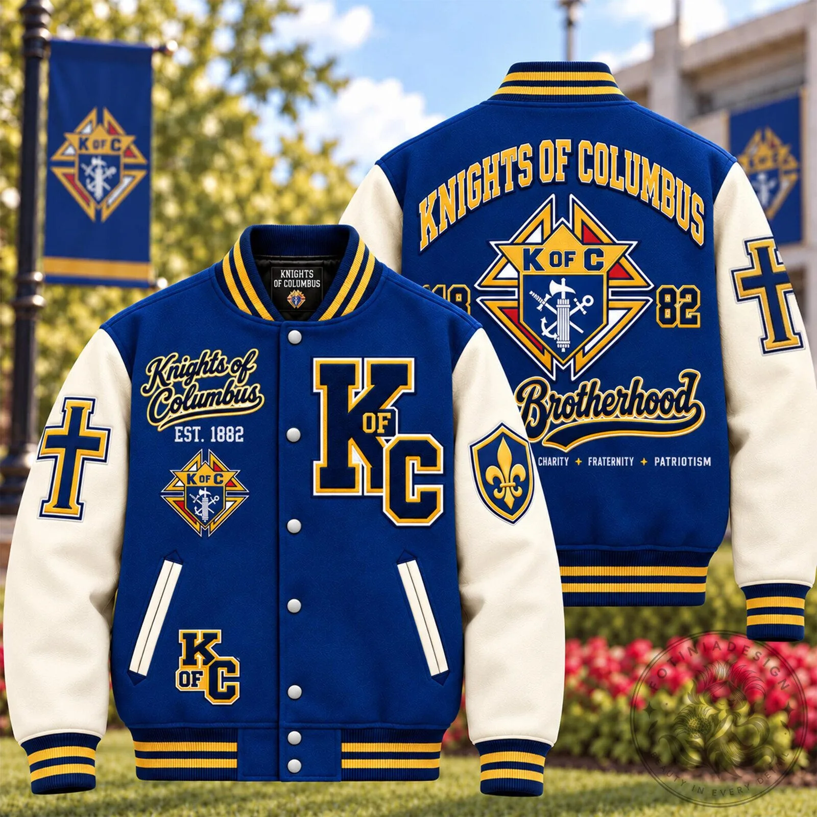 Knights of Columbus Brotherhood Varsity Jacket
