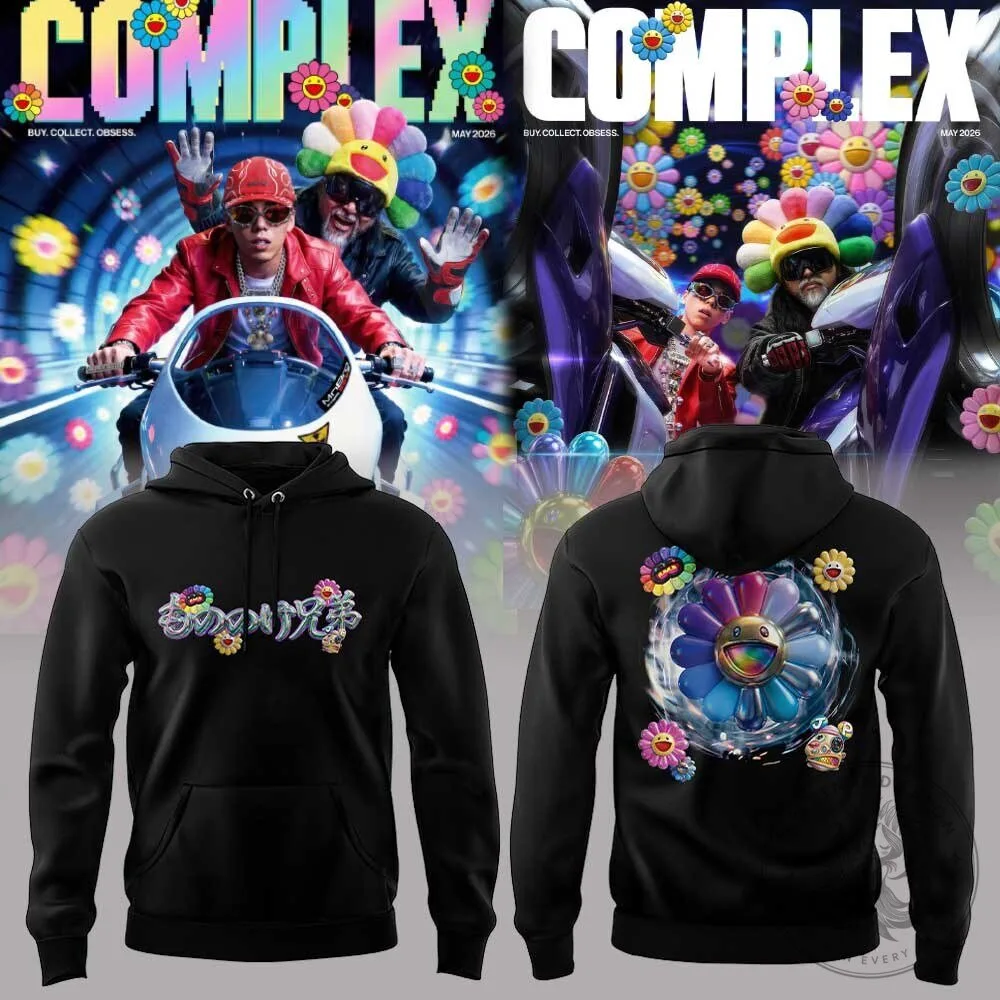 Takashi Murakami ComplexCon Flower Skull Black Hoodie 7 Takashi Murakami ComplexCon Flower Skull Black Hoodie