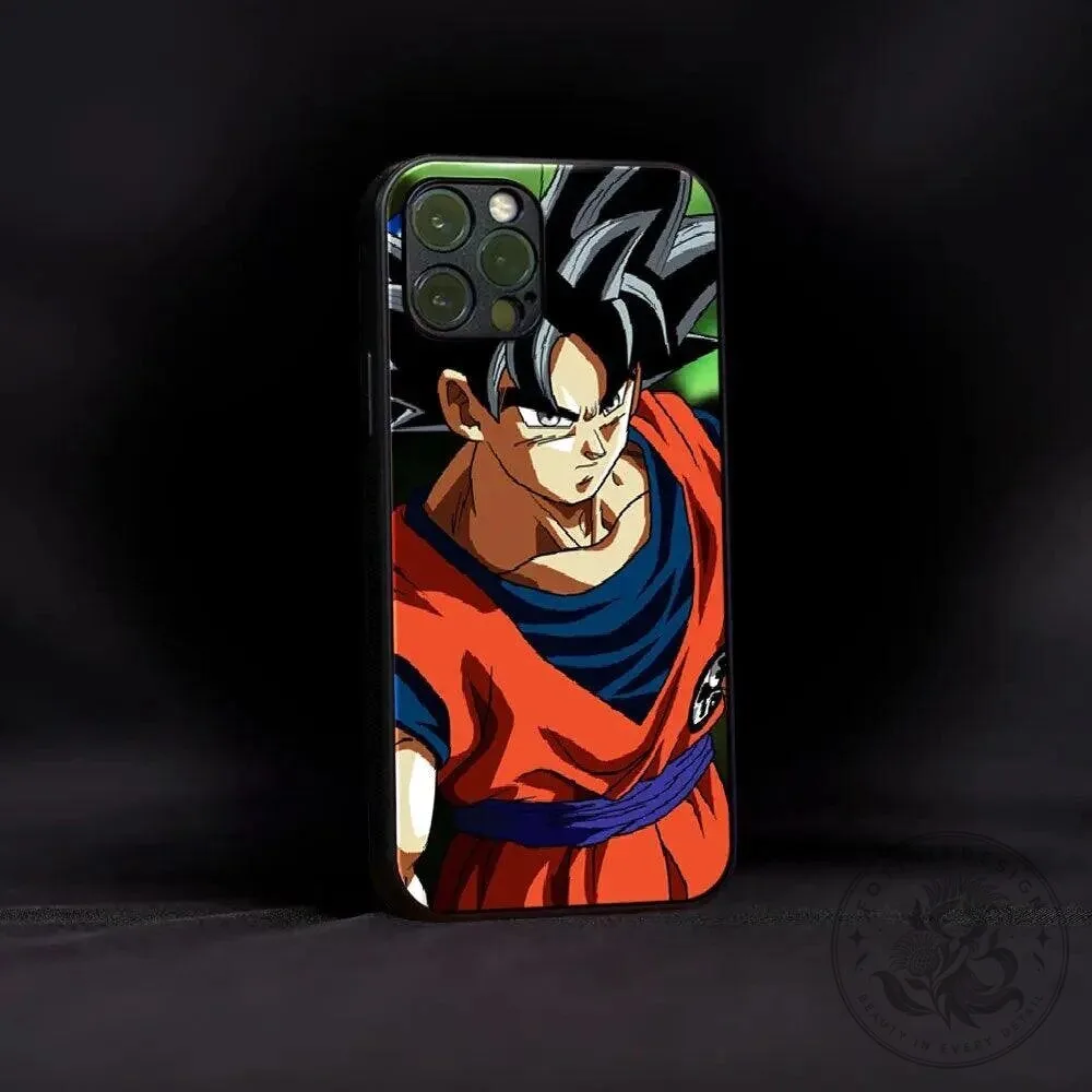 Dragon Ball Super Goku Ultra Instinct Black Hair Anime Phone Case