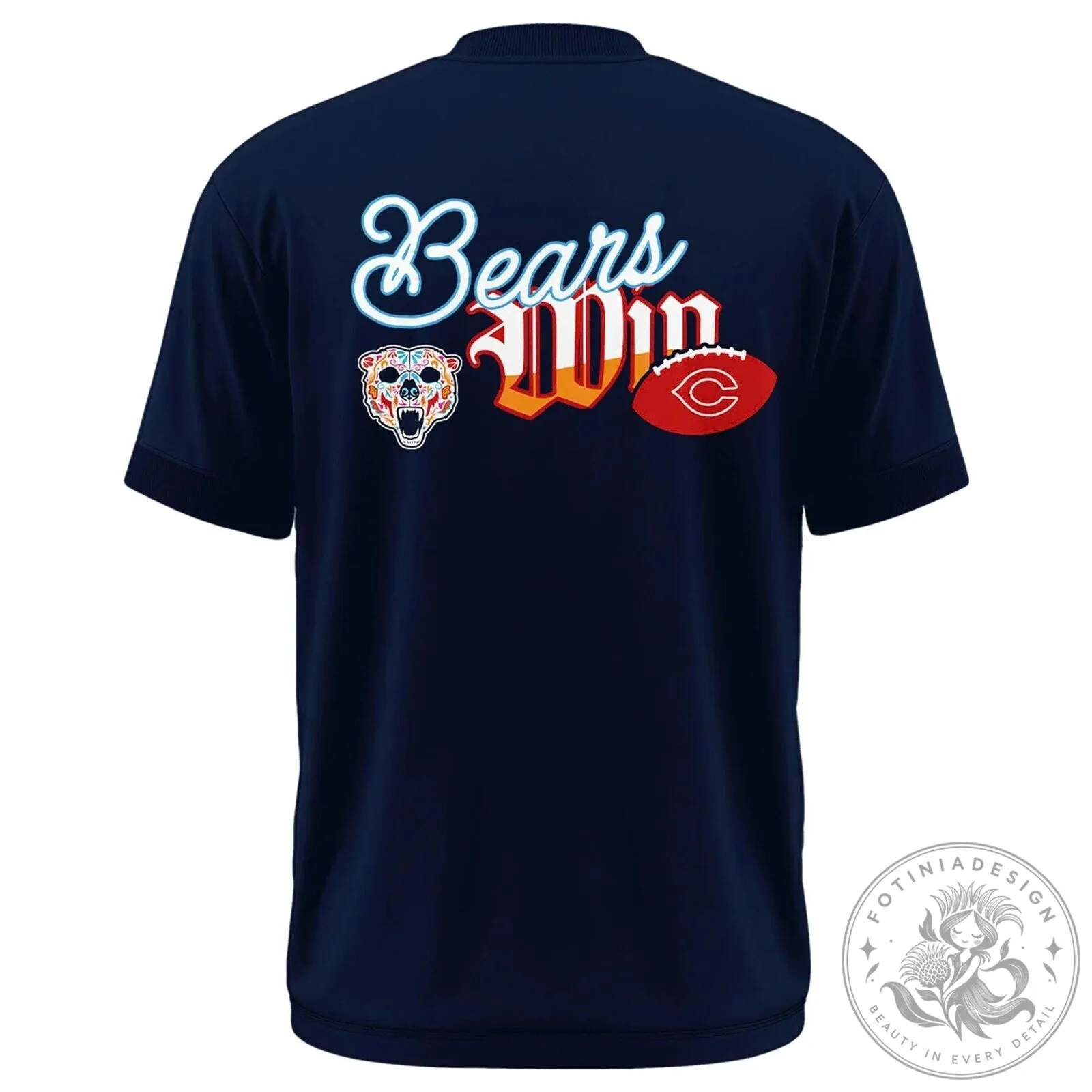 Chicago Bears Vamos Bears Latino Heritage Month Football T-Shirt 11 Chicago Bears Vamos Bears Latino Heritage Month Football T-Shirt