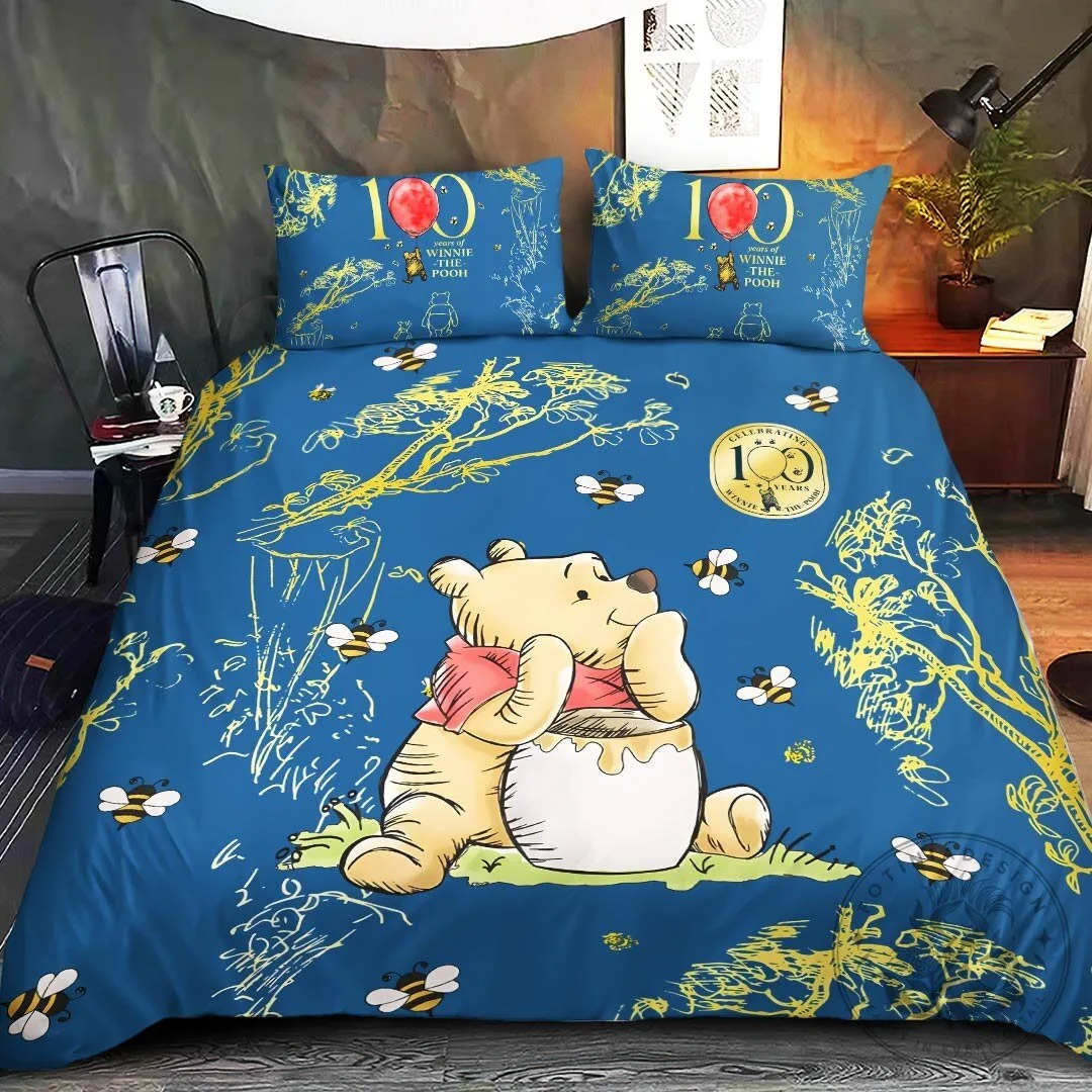 Bedding Set for Celebrating Winnie the Pooh's 100th Anniversary