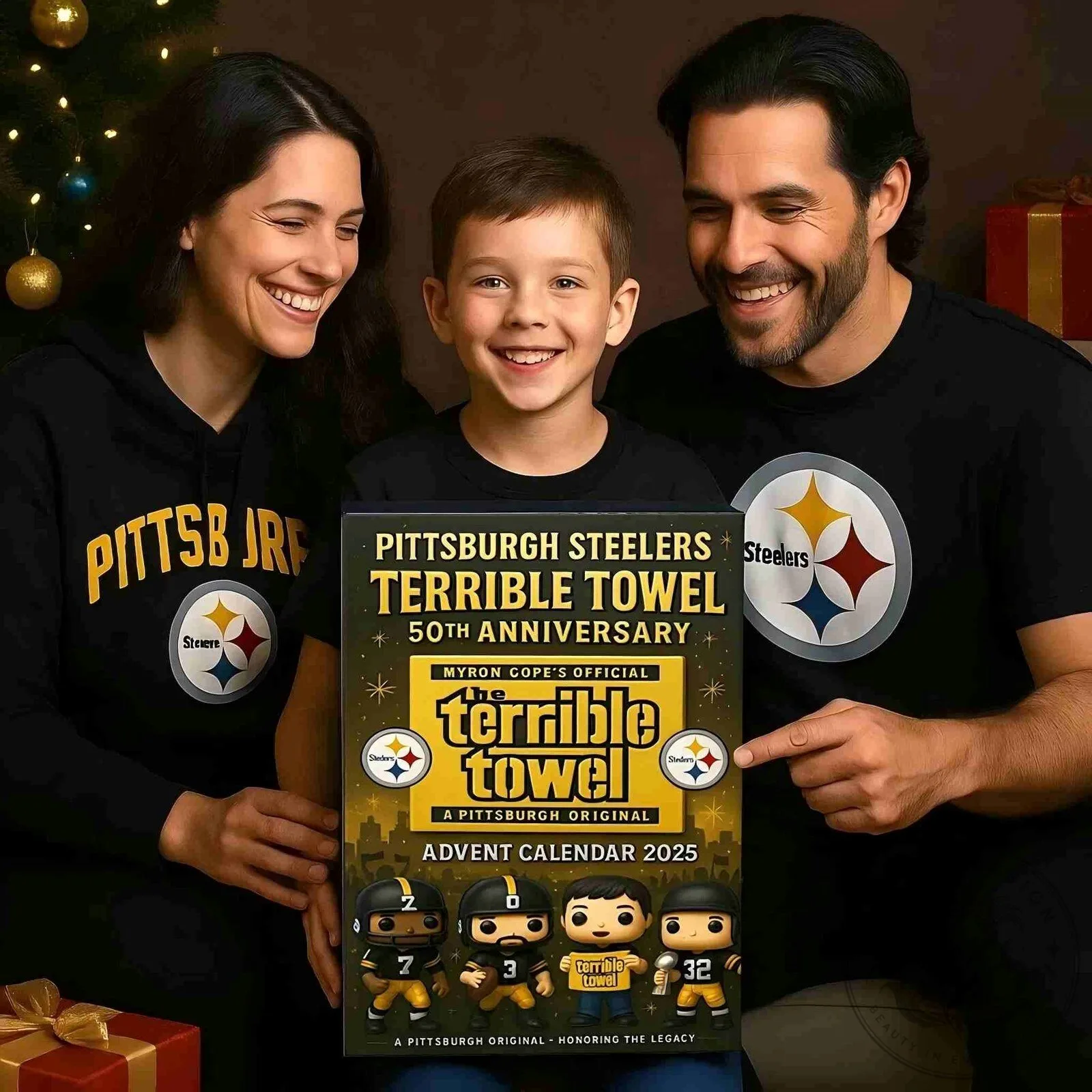 2025 Advent Calendar for the 50th Anniversary of the Pittsburgh Steelers Terrible Towel 2D 9 2025 Advent Calendar for the 50th Anniversary of the Pittsburgh Steelers Terrible Towel