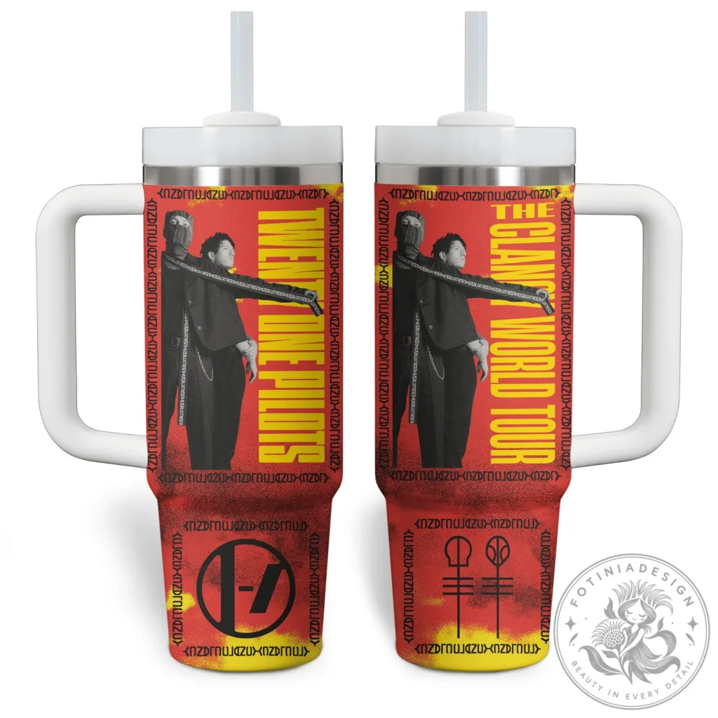 Twenty One Pilots The Clancy World Tour Music Band Tumbler Twenty One Pilots The Clancy World Tour Music Band Tumbler