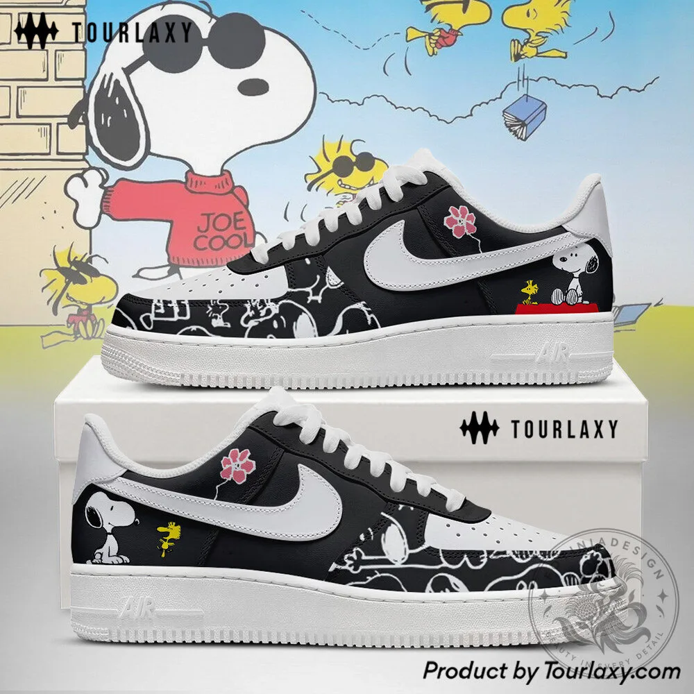 Snoopy Joe Cool Peanuts Cartoon Character Custom Printed Sneakers