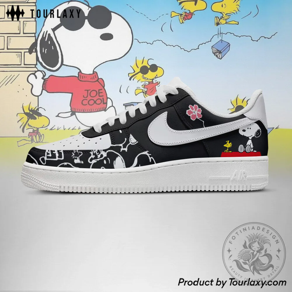 Snoopy Joe Cool Peanuts Cartoon Character Custom Printed Sneakers 8 Snoopy Joe Cool Peanuts Cartoon Character Custom Printed Sneakers