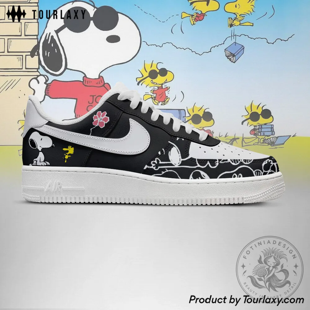Snoopy Joe Cool Peanuts Cartoon Character Custom Printed Sneakers 9 Snoopy Joe Cool Peanuts Cartoon Character Custom Printed Sneakers