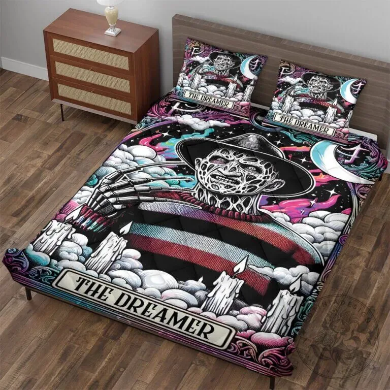 Freddy Krueger A Nightmare on Elm Street Horror Movie Quilt Bedding Set 7 Freddy Krueger A Nightmare on Elm Street Horror Movie Quilt Bedding Set