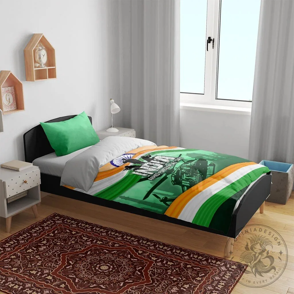 India Armed Forces Flag Day Patriotic Indian Military Heroes Bedding Set 16 India Armed Forces Flag Day Patriotic Indian Military Heroes Bedding Set