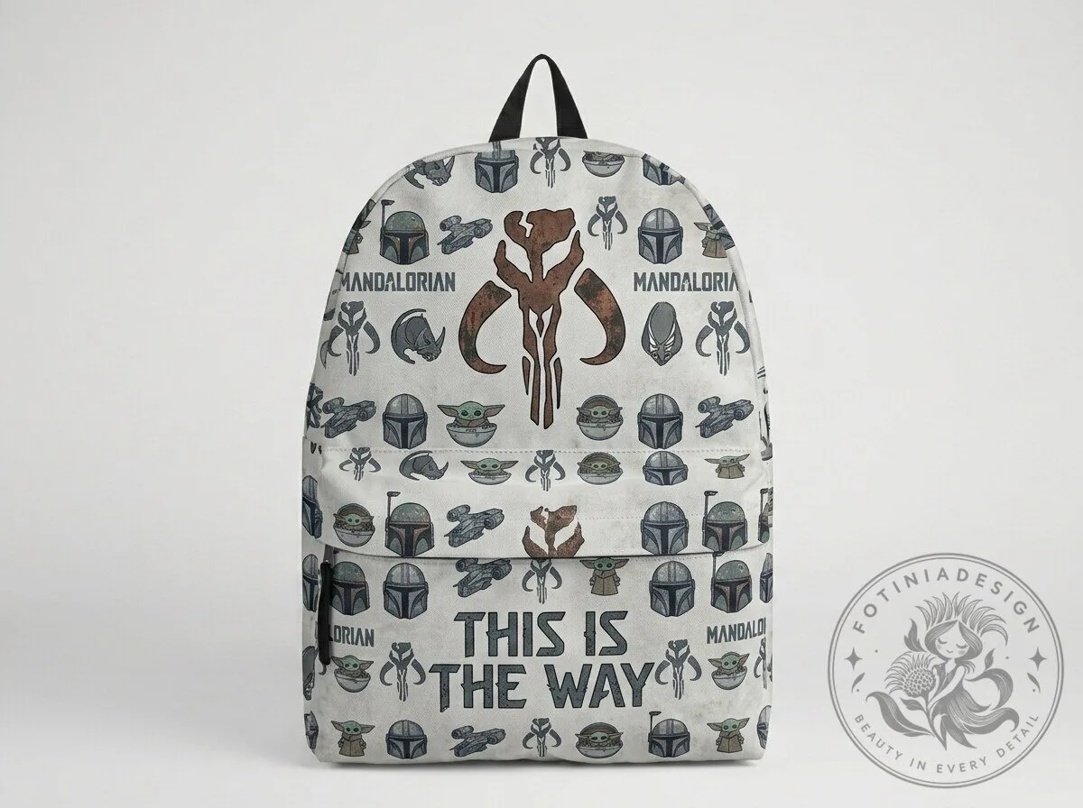 The Mandalorian This Is The Way Star Wars All Over Print Backpack