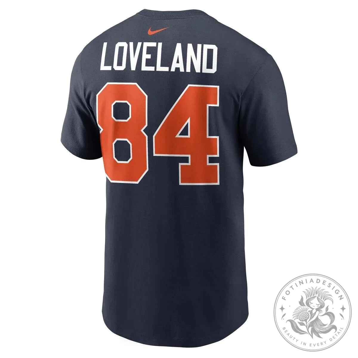 Chicago Bears Colston Loveland Number 84 NFL Football T-Shirt 8 Chicago Bears Colston Loveland Number 84 NFL Football T-Shirt