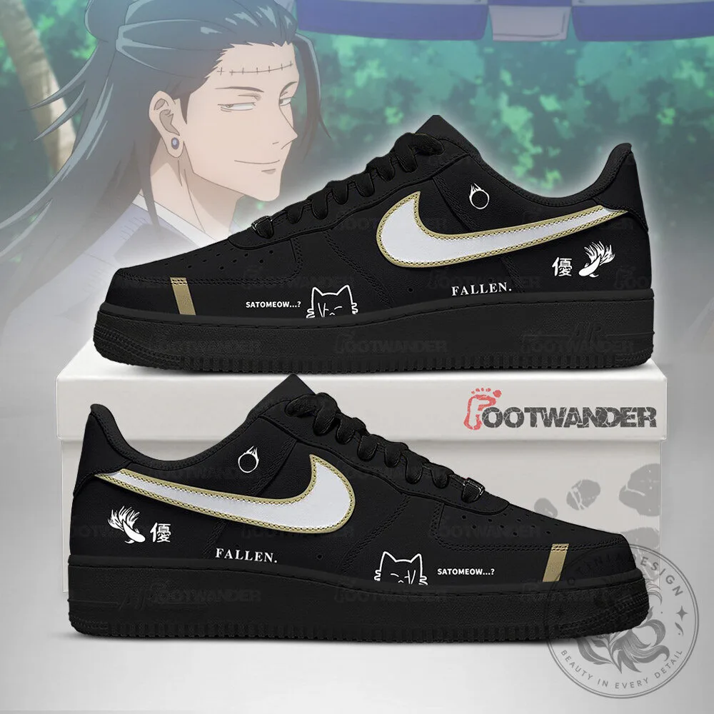 Jujutsu Kaisen Satoru Gojo and Suguru Geto Anime Fan Art Sneakers