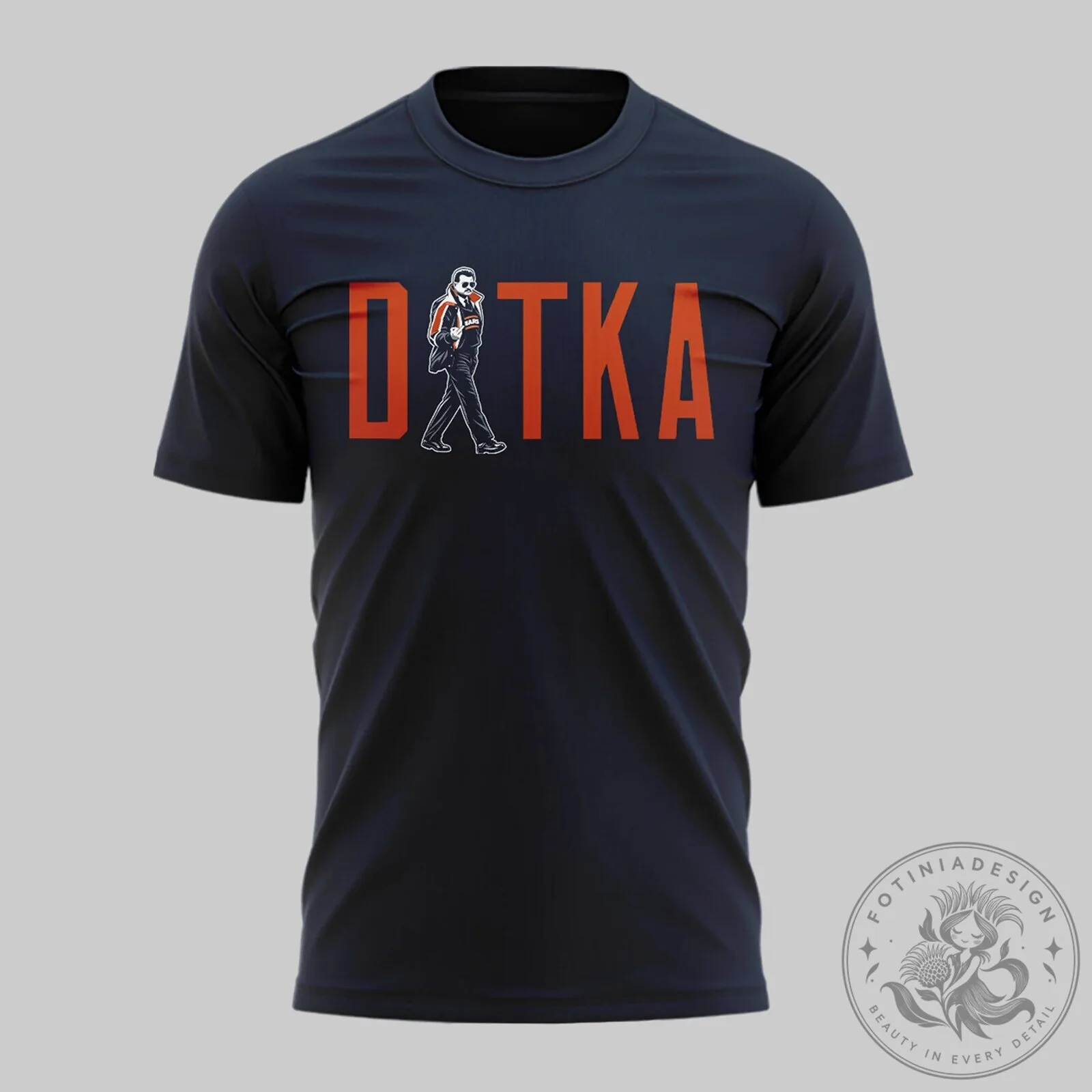 Mike Ditka Da Coach Chicago Bears Football Legend Black T-Shirt 8 Mike Ditka Da Coach Chicago Bears Football Legend Black T-Shirt