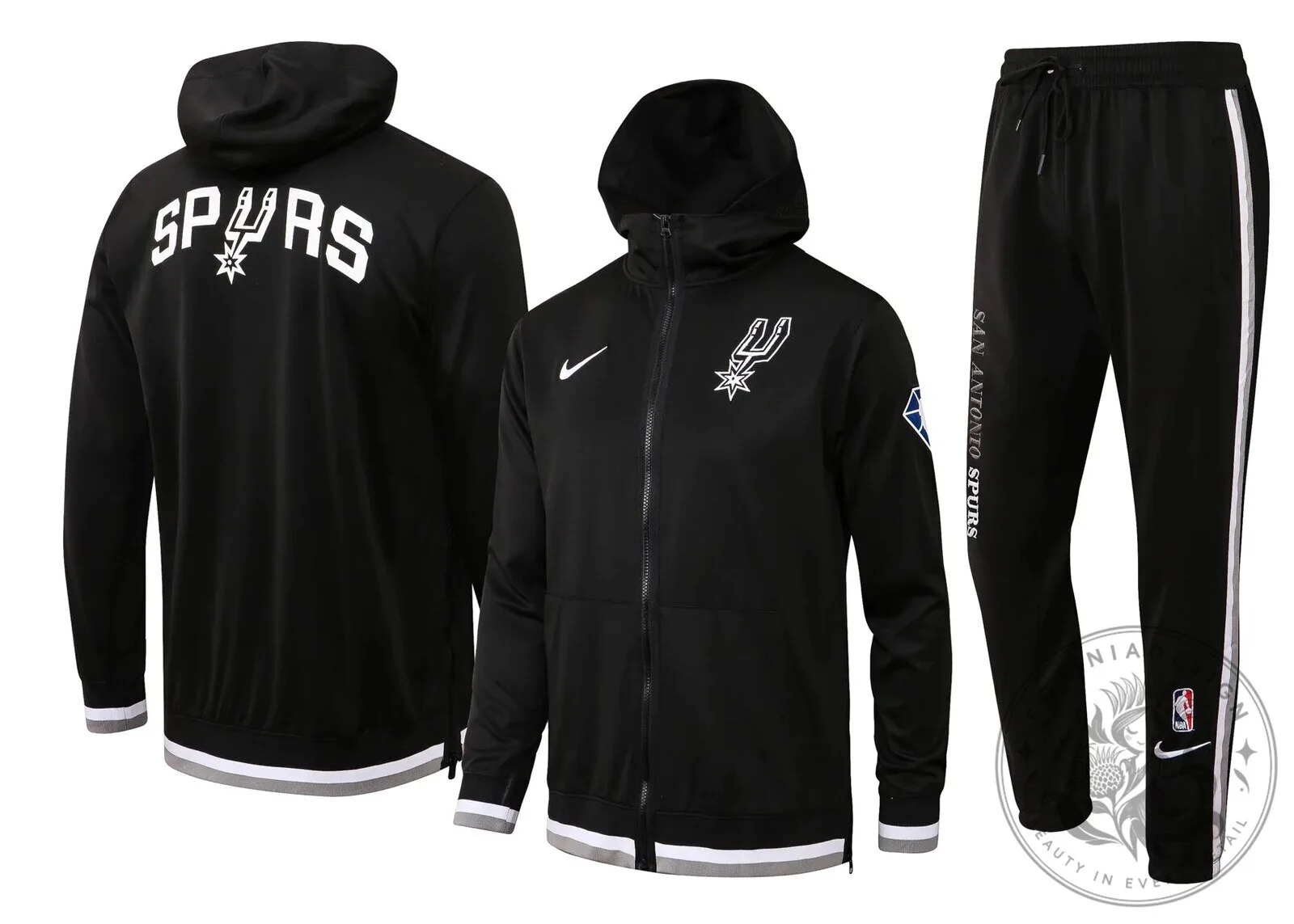 San Antonio Spurs NBA Therma Flex Performance Full-Zip Hoodie 2 San Antonio Spurs NBA Therma Flex Performance Full-Zip Hoodie