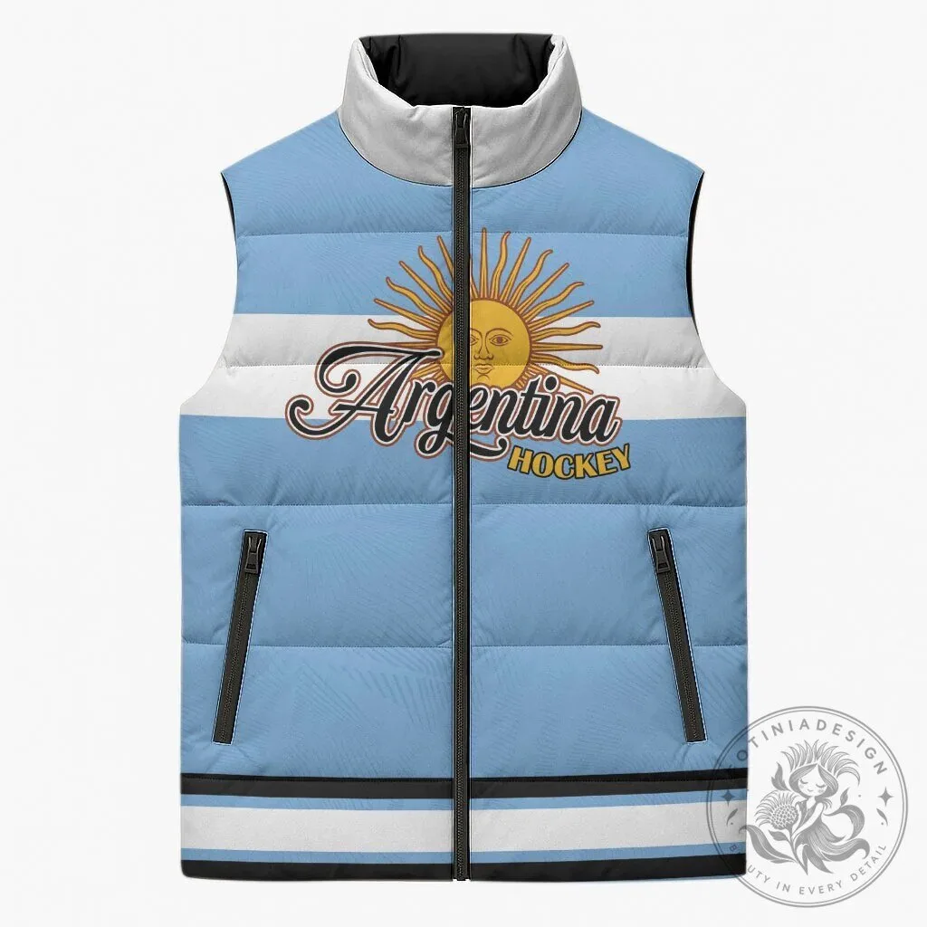 Argentina Hockey Los Leones Go Champions Sleeveless Puffer Jacket 2 Argentina Hockey Los Leones Go Champions Sleeveless Puffer Jacket