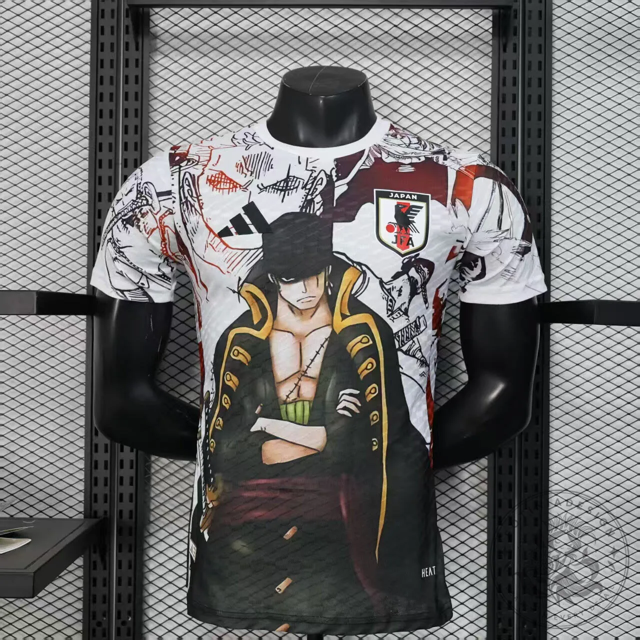 One Piece Roronoa Zoro Japan National Football Team Soccer Jersey