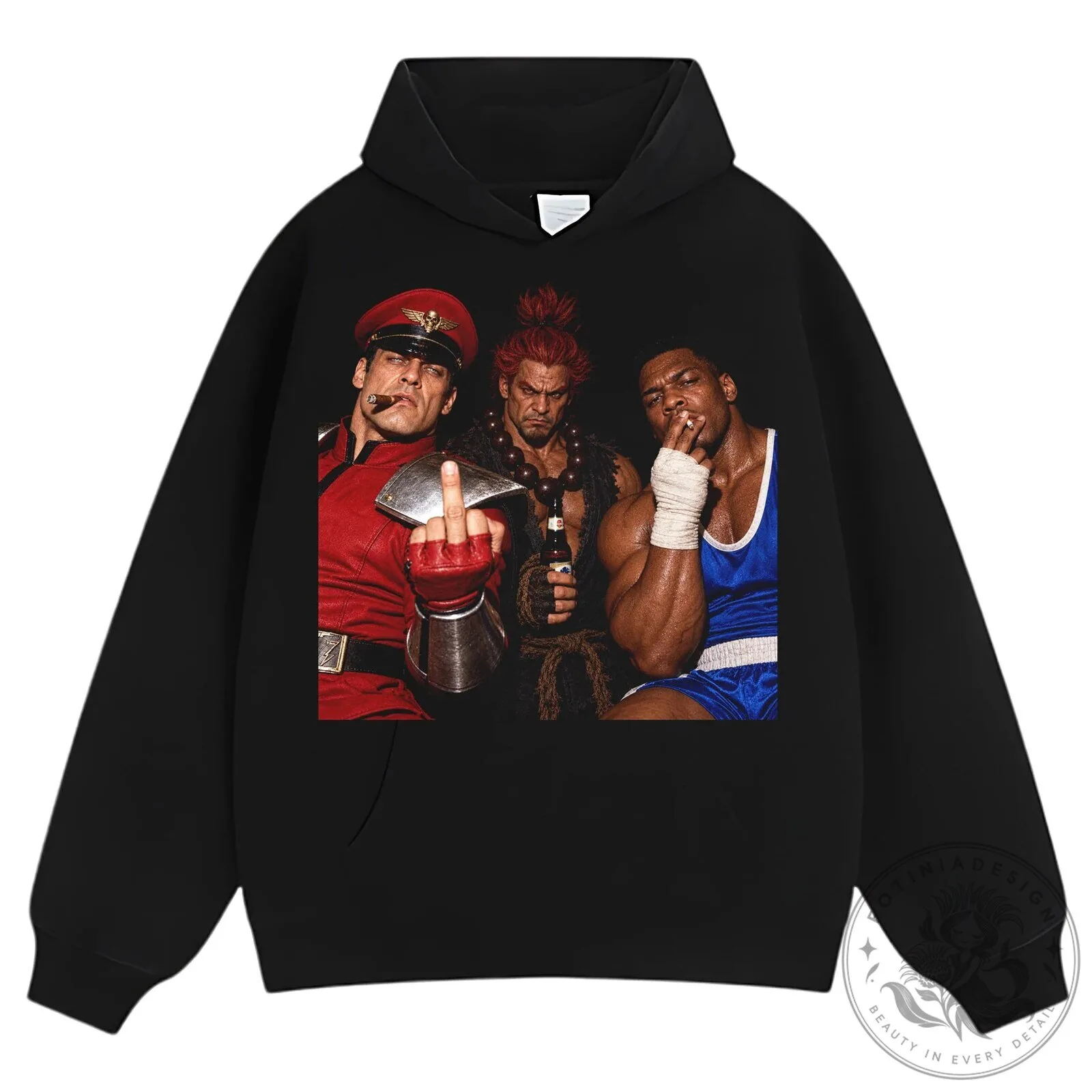 Street Fighter M. Bison Akuma Balrog Funny Video Game T-Shirt 17 Street Fighter M. Bison Akuma Balrog Funny Video Game T-Shirt