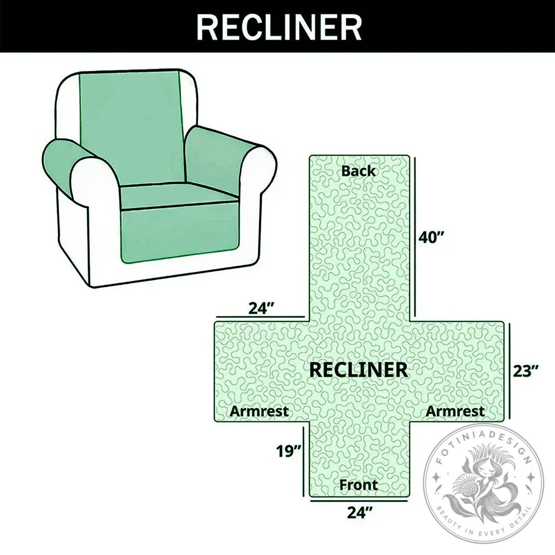 Sea Turtle Cove Ocean Life Quilted Sofa Slipcover Recliner Protector 13 Sea Turtle Cove Ocean Life Quilted Sofa Slipcover Recliner Protector