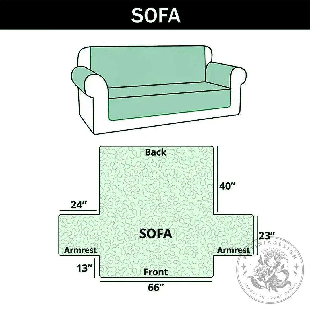 Sea Turtle Cove Ocean Life Quilted Sofa Slipcover Recliner Protector 15 Sea Turtle Cove Ocean Life Quilted Sofa Slipcover Recliner Protector