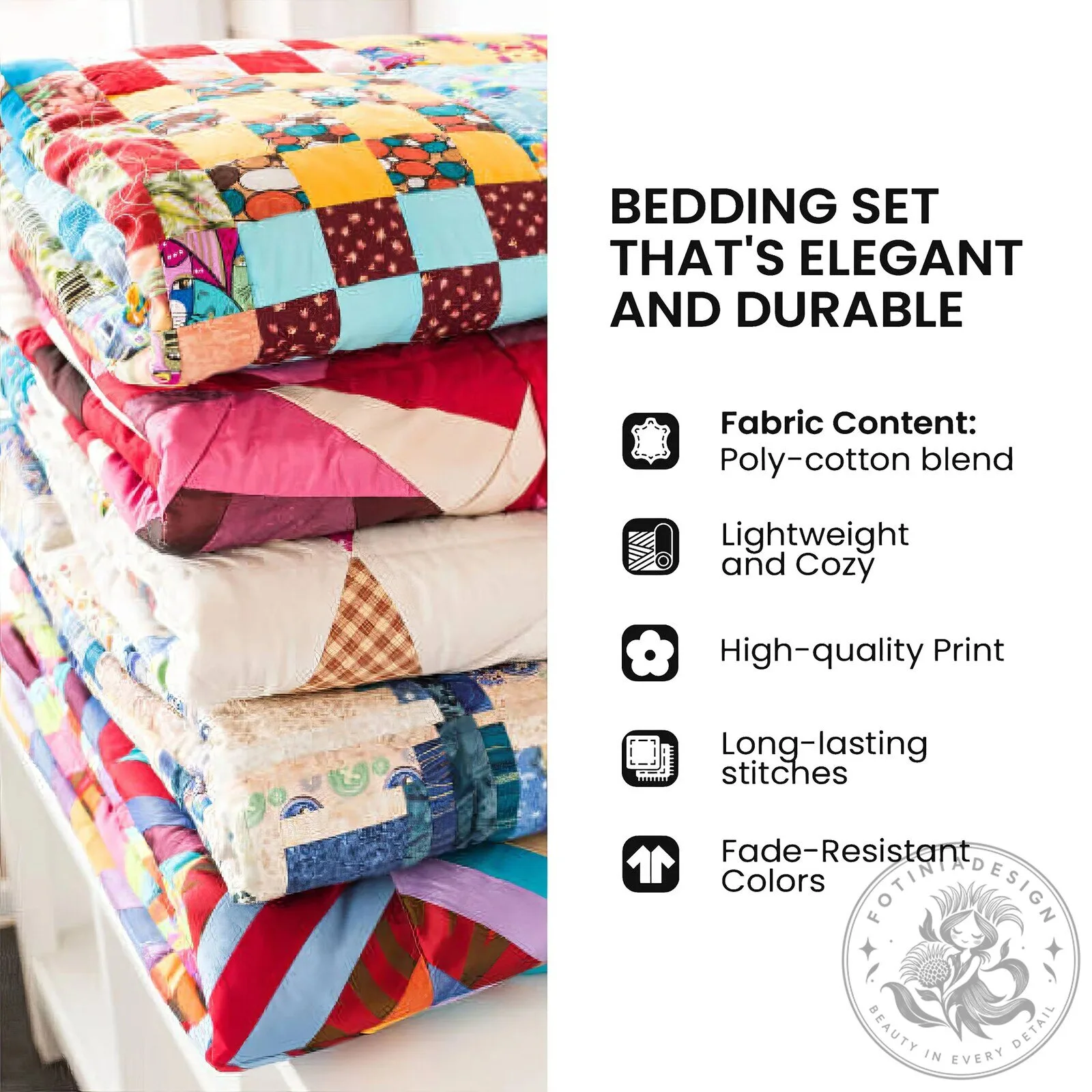 Schnauzer Dog Breed Patchwork Quilted Bedding Set with Pillow Shams 9 Schnauzer Dog Breed Patchwork Quilted Bedding Set with Pillow Shams